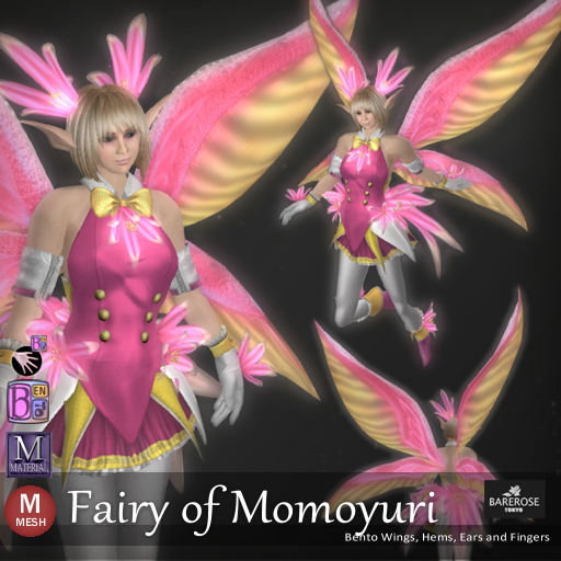 ::: B@R ::: Fairy of Momoyuri (BentoWings, Gloves, Ears and Hem)