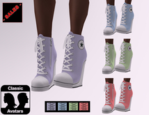 SALES //  Wedge Sneaker for Classic Avatars w/ 4 colors HUD