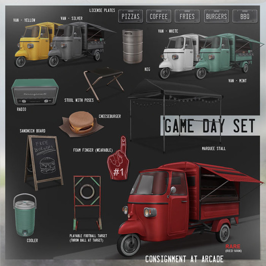 [Con.] Game Day - License plate Coffee