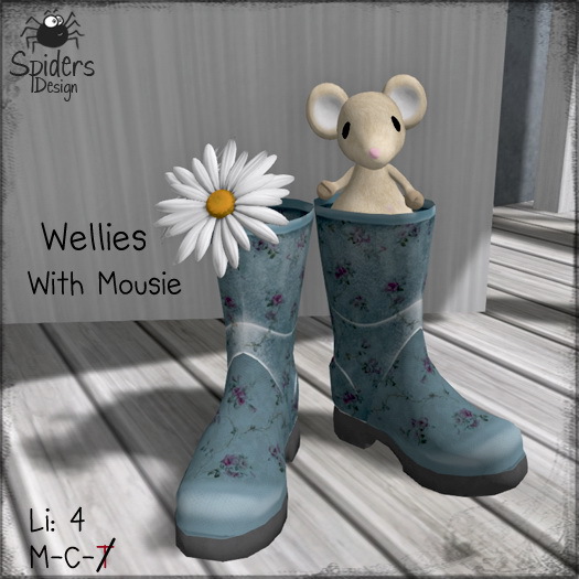 (SD) Wellies with Mousie
