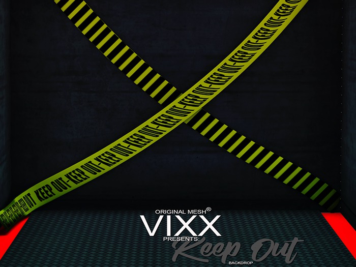 -VIXX- Mesh backdrop - Keep out