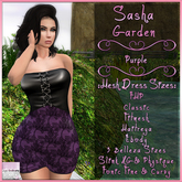 Sasha Dress Garden Purple