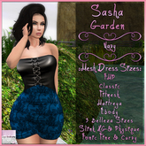 Sasha Dress Garden Navy