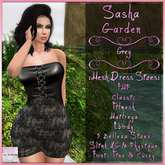 Sasha Dress Garden Grey