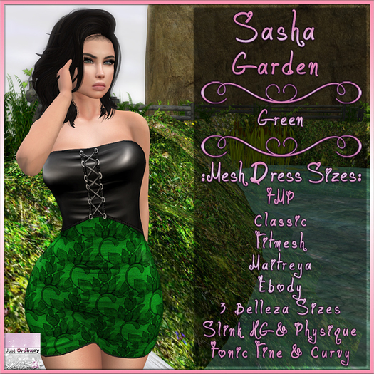 Sasha Dress Garden Green