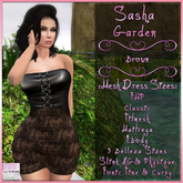 Sasha Dress Garden Brown