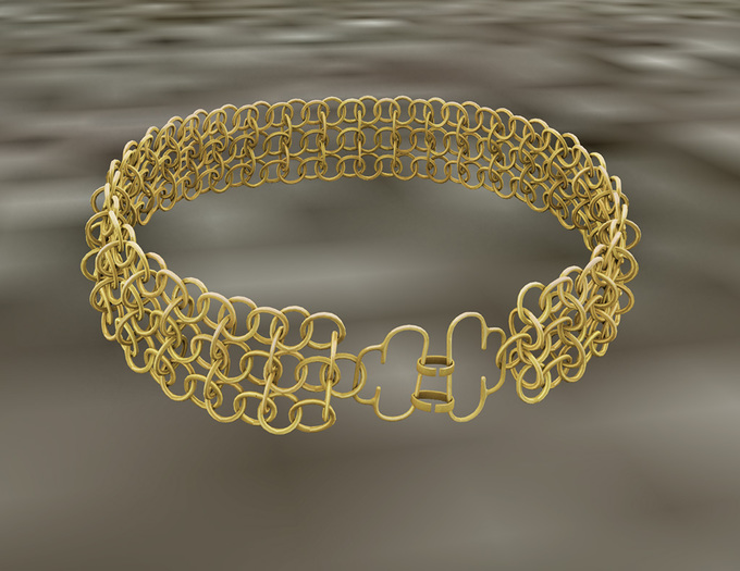 (epia) - Circles Necklace (gold) RARE