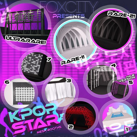FOXCITY. KPOP STAR - RARE1 - White Wolf (Boxed)