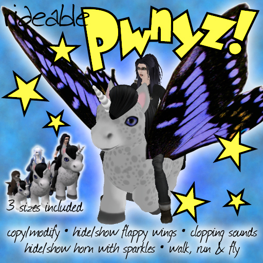 Rideable Pwny - Grey