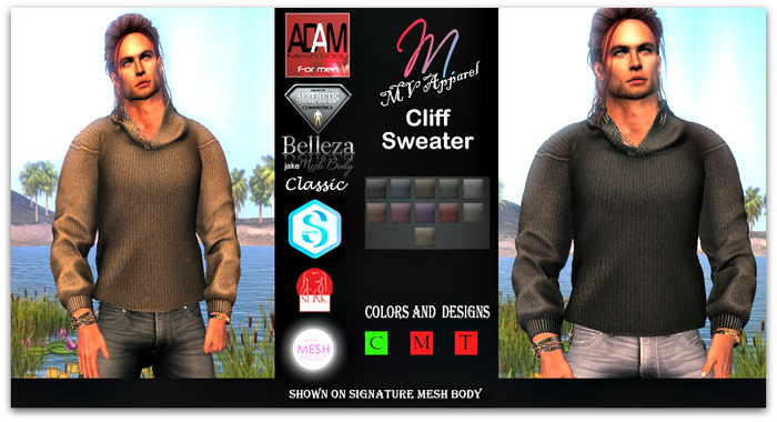 Cliff Sweater, Adam, aesthetic, belleza, Signature, slink, tmp, classic