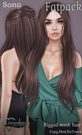 {Limerence} Sona hair-Fatpack