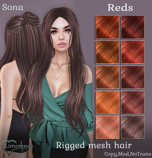 {Limerence} Sona hair-Reds