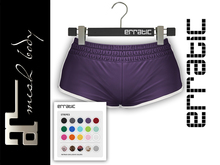 erratic / piper - shorts / purple (maitreya)