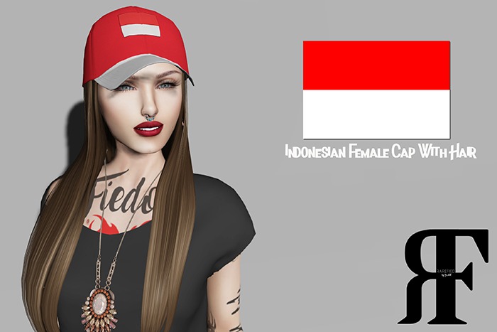 [RF]Indonesia Female Cap (Add to unpack)
