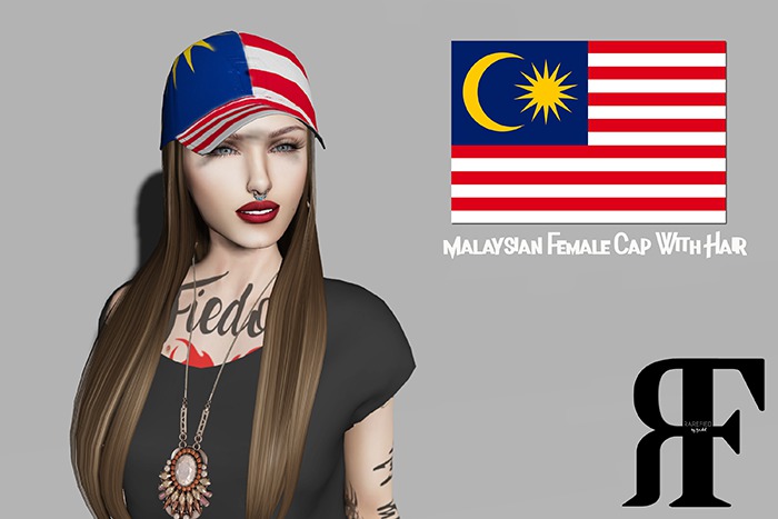 [RF]Malaysian Female Cap With Hair