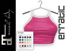 erratic / piper - top / hotpink (maitreya)