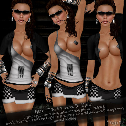 RipRock - Kit V16, 6 Psd and Tga Files Full perms