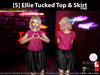 s ellie tucked top skirt pink pic