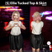 s ellie tucked top skirt white ad