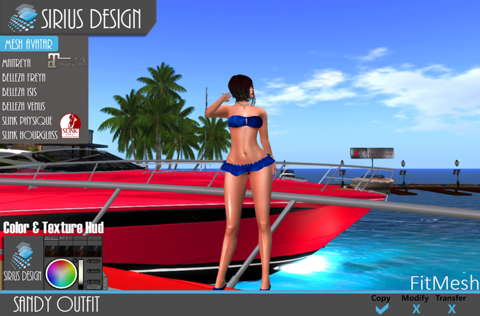 Sirius Design Sandy Beach Outfit Boxed