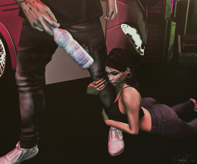 *!R.O!* Thirsty BENTO Couple Pose w/ Mesh Water Bottle