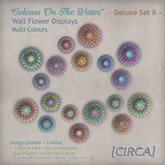 [CIRCA] - "Colours On The Water" Wall Flower Set - Deluxe II
