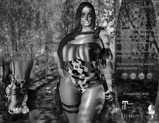 Cardi bodysuit camo (DEMO)