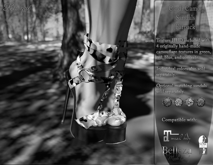 Cardi Sandals Camo (DEMO)