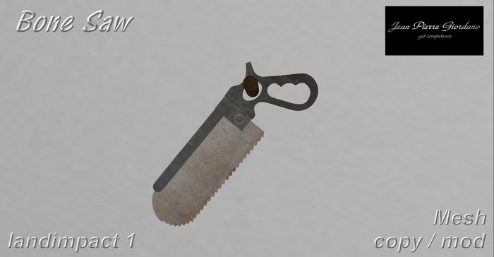 Bone Saw/Knochensaege mesh 