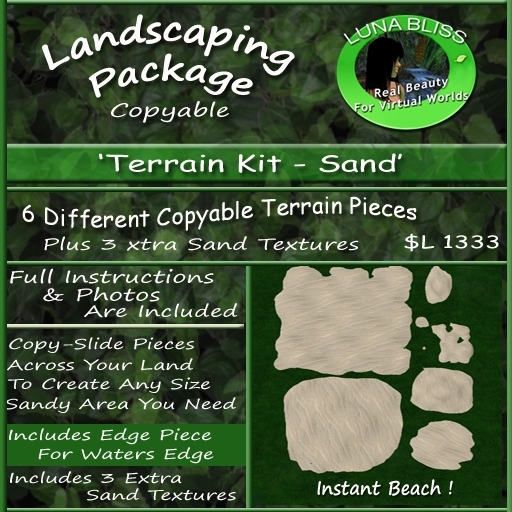 Landscaping Package 'Terrain Kit - Sand'