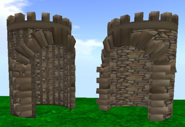 Two Castle Architecture - Towers