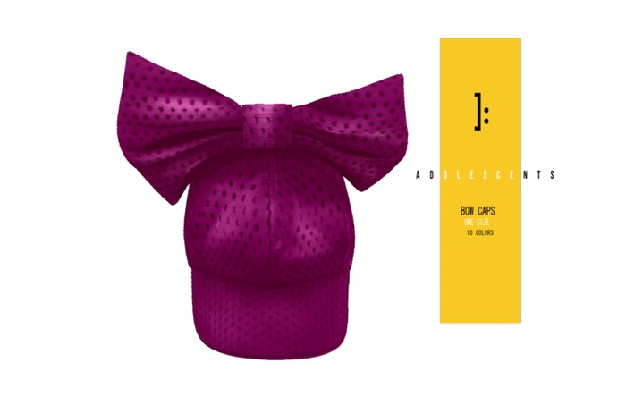 A]: Bow Cap (Purple)(Add Me)