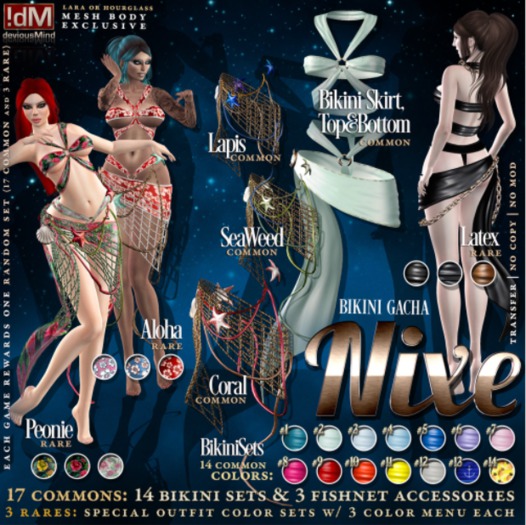!dM Nixe **LATEX** FullOutfit (#20 LARA) RARE