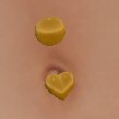 Gold Heart Belly Piercing