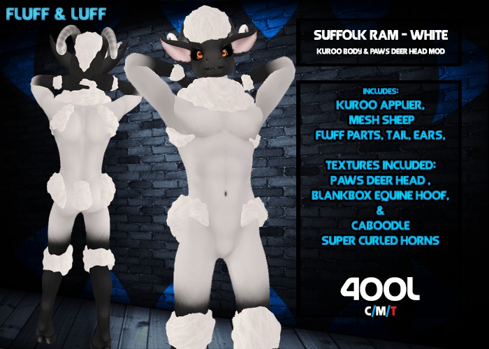 F&L - Suffolk Ram - Kuroo Mod - White