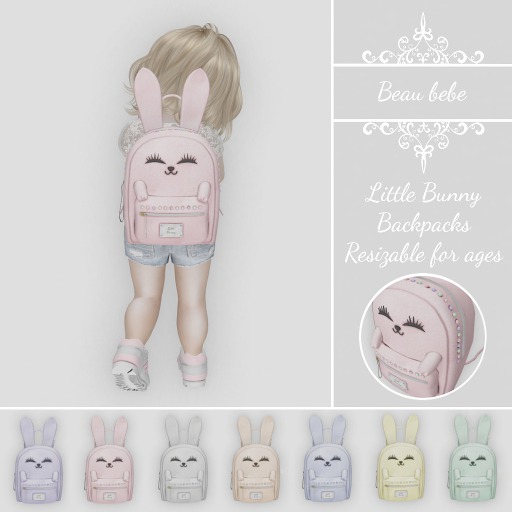 kids bunny backpack