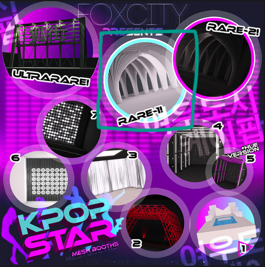 FOXCITY. KPOP STAR - RARE1 - White Wolf (Boxed)
