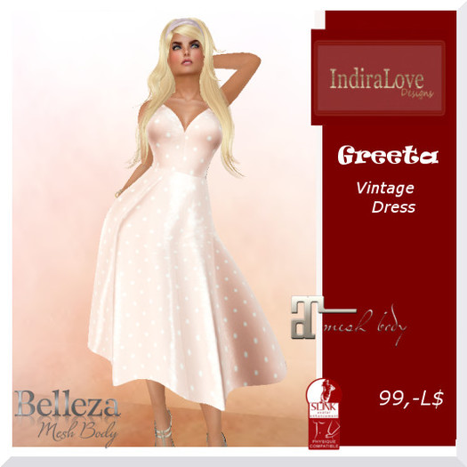 IL~Greeta~light Pink  Dots