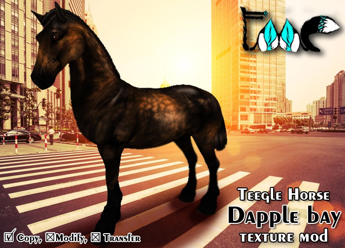 [FMC] Teegle Horse mod - Dapple bay