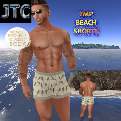 JTC TMP BEACH SHORTS TAN SWALLOW[BOX]