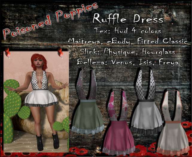 Ruffle dress 1 (wear-click) PP's