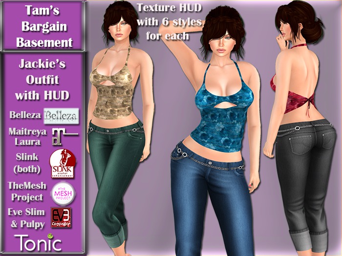 [TBB] Jackie's Halter Top and Capris DEMO