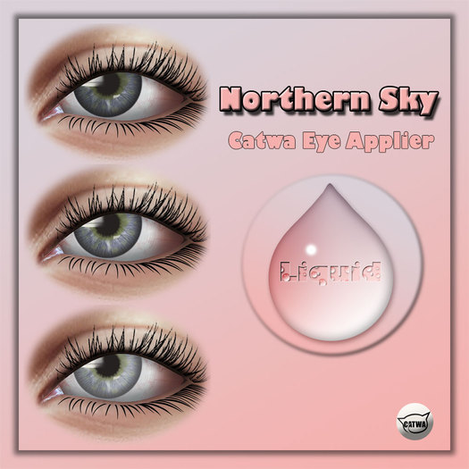 Liquid ~ Northern Sky ~ Catwa Eye Applier HUD (Add Me)