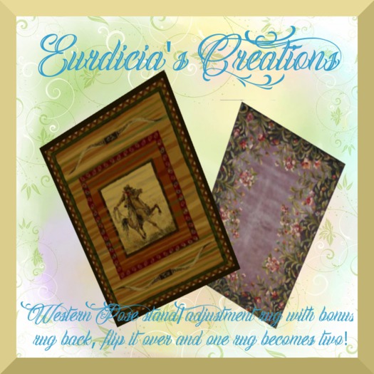 WESTERN POSE/ADJUSTMENT RUG