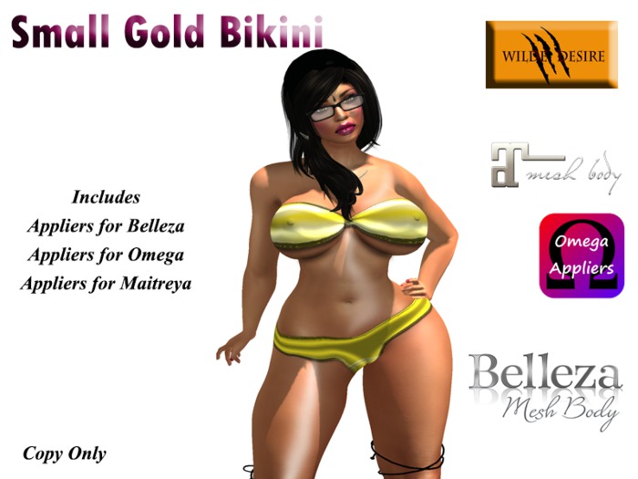 [Wilde Desire] Small Gold Bikini