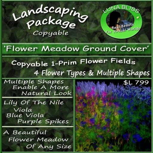 Landscaping Package 'Flower Meadow Ground Cover'