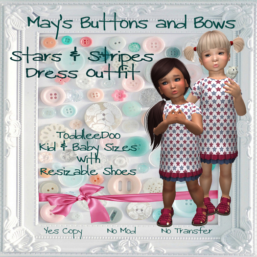 MBB * Stars and Stripes Dress Outfit (K&B)