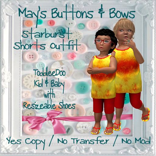 MBB * Starburst Shorts Outfit (K&B)