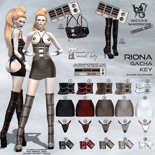 #2 Wicca's Wardrobe - Riona Boots RARE [GACHA]