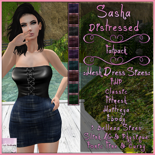 Sasha Dress Distressed Fatpack